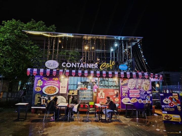 Container cafe, container, fully furnished