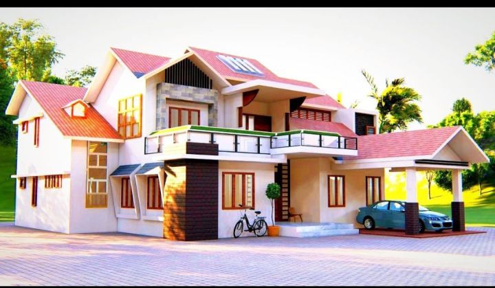 Luxury House with 4 bedrooms for sale at melmuri Malappuram