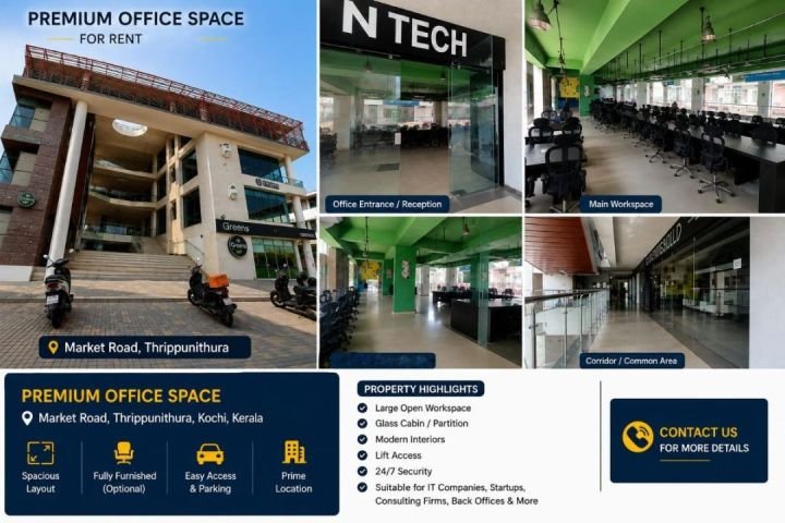 1500 Sq Ft Commercial Space for Rent – Tripunithura