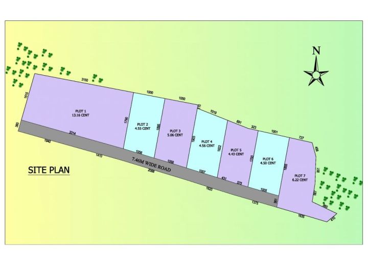 residential land near chathakudam temple 2 lakhs/cent