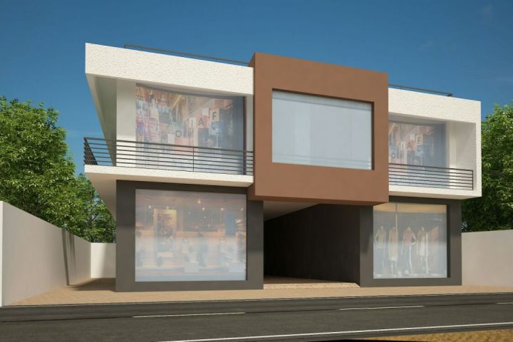 8 cents of land with building with parking facilities