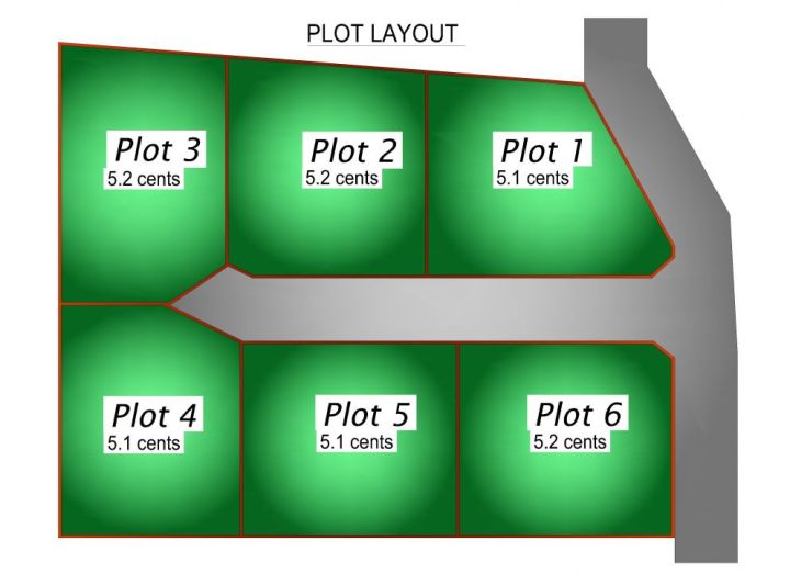 HOUSE PLOTS FOR SALE AT THYKOODAM, 1.5 KMS FROM VYTTILA