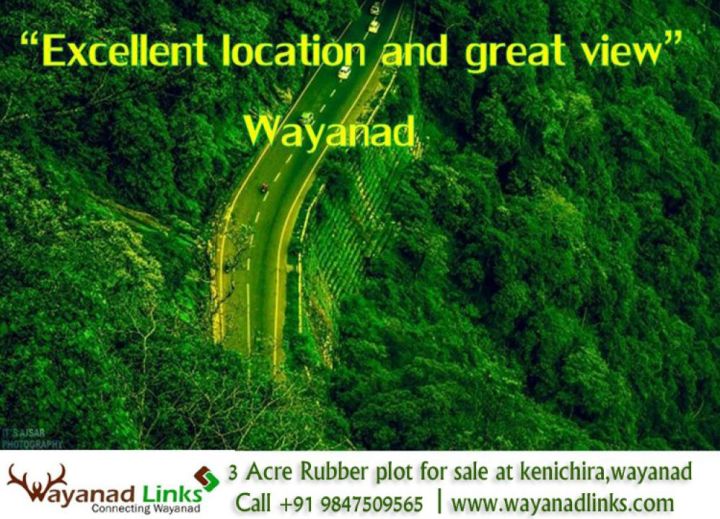Rubber plot for sale at kenichira,wayanad-Wayanadlinks