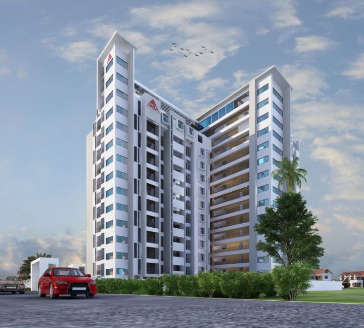 13 storeyed luxury apartments at Alliance Junction, Opp.Sanskrit College, Tripunitura