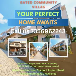 Gated Community Premium Villas for Sale only limited units available