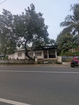17 cent land plot with house near main road