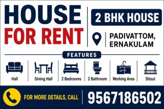 House for Rent. Contact 9567186502