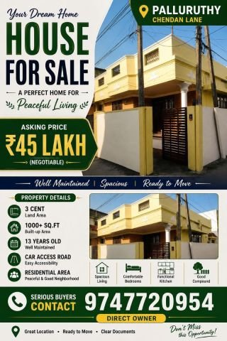 House For sale Urgent post