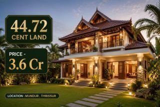 44 Cent land + Bali Style Customized House for Sale in Thrissur