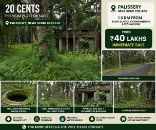 20 CENT PREMIUM PLOT FOR SALE – PALISSERY, KARUKUTTY