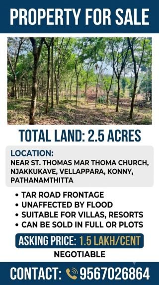 Residential land for sale