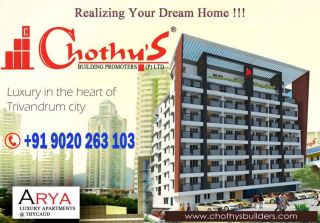CHOTHYS ARYA LUXURY APPARTMENTS IN TRIVANDRUM 9020263103