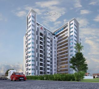 13 storeyed luxury apartments at Alliance Junction, Opp.Sanskrit College, Tripunitura