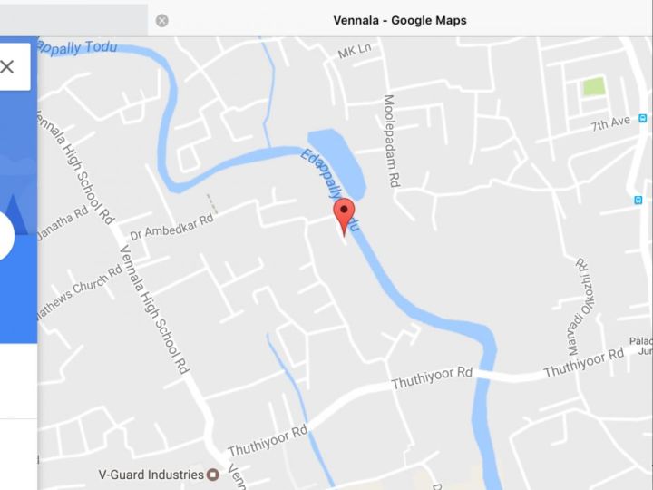 Waterfront plot in Vennala Ernakulam